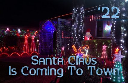 ryanschristmaslights - Santa Claus Is Coming To Town by JoJo Siwa