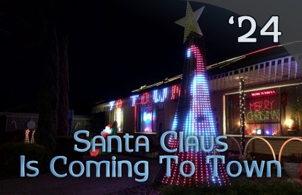 ryanschristmaslights - Santa Claus is Coming to Town by JoJo Siwa