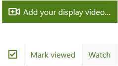 Watch new display video submissions button