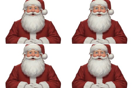 santa faces