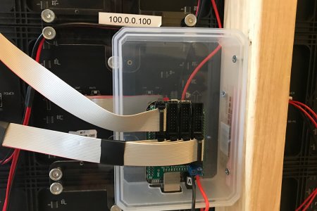 BBB installed inside a plastic box