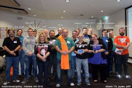 2016 Adelaide Mini attendees
