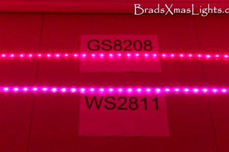 GS8208 vs WS2811 Colour Rendering - YouTube