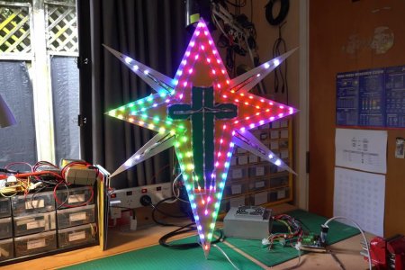 Making a seed pixel corflute star