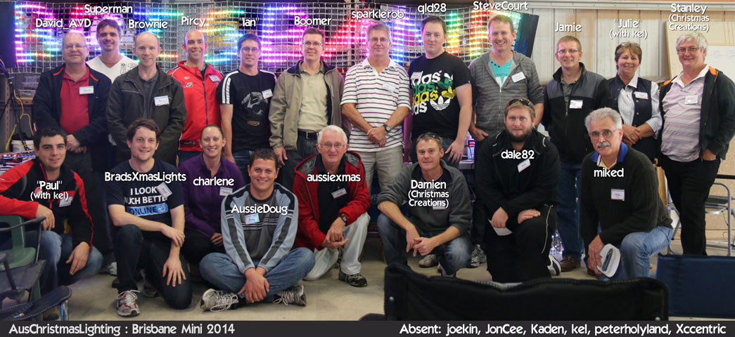 2014 Brisbane Mini attendees