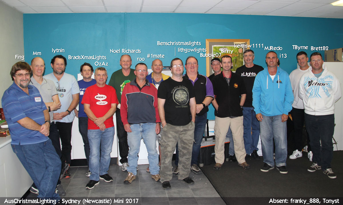 2017 Sydney Mini (Newcastle) attendees